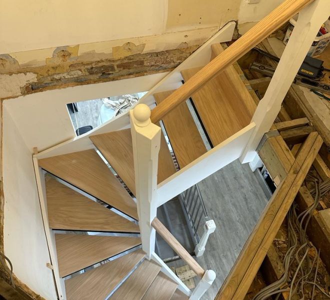 On site construction - Bespoke Staircase